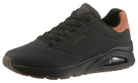 SKECHERS Sportbačiai be auliuko 'Uno - Suited On Air' rusva / juoda
