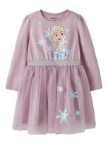 NAME IT Suknelė 'NMFOsimi Frozen' smėlio spalva / šviesiai mėlyna / levandų spalva / balta