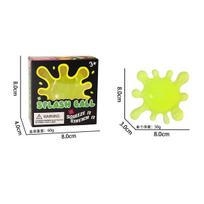 Needoh pizza Sensory Fidget Cube Stress Relief Squishy Cube Anti-Anxiety Squeeze Toy For Focus ADHD Population yellow