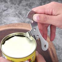 Stainless Steel Manual Can Opener Multifunctional Tin Can Opener Portable Can Punch Opener  Home