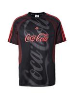 ADIDAS ORIGINALS Marškinėliai 'Coca Cola Teamgeist 26' pilka / šviesiai raudona / juoda