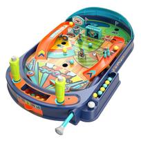 Kid Pinball Machine Game Soccer Table Basketball Sling Board Interaction Two Player Battle Hand Eye Coordination Party Fun Toy orange