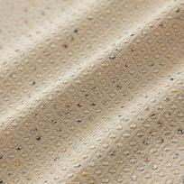 1PCNAPEARL Colorful Dot Woven Blackout Curtains Gentle Beige Color Textured Curtains for Bedroom Living Room Home Decor W100 x L130cm beige