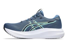 ASICS Bėgimo batai 'GEL-EXCITE 11' mėlyna / benzino spalva / neoninė žalia / balta