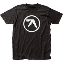 Aphex Twin Logo Mens T Shirt Music Classic Concert Rock Band Tee New Black Unisex T-Shirt S black