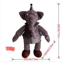 25Cm Fnafs Secret Of The Mimic Plush Toy Game Joker Plush Doll Soft Toy Merch Stuffed Animal Pillow Room Decor Birthday Gifts black