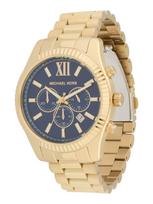Michael Kors Analoginis (įprasto dizaino) laikrodis 'LEXINGTON' tamsiai mėlyna jūros spalva / auksas
