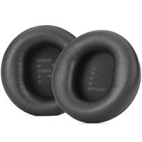 1 pora pakaitinių ausinių ausų pagalvėlių, skirtų CMF by Nothing Headphone Pro triukšmą slopinančioms ausinėms juoda