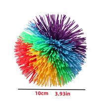 Anti-Stress Rubber Thread Ball, Elastic Juggling Ball for Kids and Adults, Novelty Interactive Fun Toy for Stress Relief blue