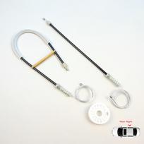 BWR5637 Galinis dešinysis elektrinio lango pakėlimo reguliatoriaus remonto komplektas Ford Focus MK2 II Cabriolet 2006-2010 1517666