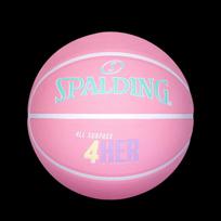 Spalding moteriško dydžio 6 guminis krepšinio kamuolys pink