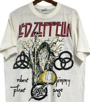Led Zeppelin Marškinėliai Roko grupės marškinėliai Albumai Sunki medvilnė NH25482 Unisex T-Shirt XXXXL gray