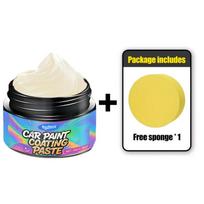 Nano Car Wax Paint Coating Paste 50g Scratch Repair Polish Gloss Protection 50G yellow
