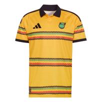 ADIDAS PERFORMANCE Triko 'Jamaika 26 x Bob Marley' turkio spalva / aukso geltonumo spalva / raudona / juoda