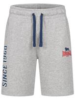 LONSDALE Sportinės kelnės tamsiai mėlyna / margai pilka / raudona