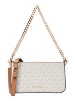 MICHAEL Michael Kors Rankinė ant peties kremo / kupranugario / auksas