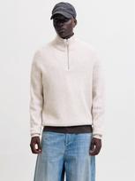 JACK & JONES Megztinis 'JORFREDERIKSBERG OLLIE' vilnos balta
