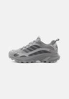 MERRELL Sportiniai batai 'MOAB SPEED 2' pilka / tamsiai pilka / balta