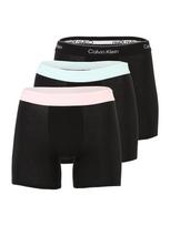 Calvin Klein Underwear Boxer trumpikės pastelinė mėlyna / pastelinė rožinė / juoda / balta