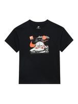 Nike Sportswear Marškinėliai akmens / tamsiai oranžinė / juoda / balkšva