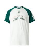 ADIDAS ORIGINALS Marškinėliai 'BASEBALL GFX' smėlio spalva / tamsiai žalia / balta
