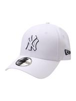 NEW ERA Kepurė 'OUTLINE 9FORTY NEYYAN' juoda / balta