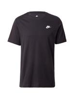 Nike Sportswear Marškinėliai 'Club' juoda / balta