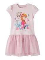 NAME IT Suknelė 'NMFMemma Frozen' šviesiai mėlyna / tamsiai oranžinė / rožinė / rožių spalva