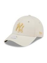 NEW ERA Kepurė '9FORTY NEYYAN' gelsvai pilka spalva / geltona