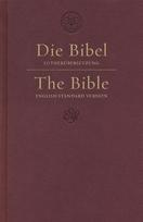 ESV German/English Parallel Bible (Luther/ESV, Dark Red)