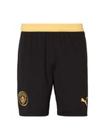 PUMA Sportinės kelnės 'MCFC' medaus spalva / juoda