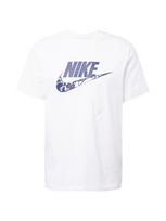 Nike Sportswear Marškinėliai 'Futura' ultramarino mėlyna (skaidri)  / balta
