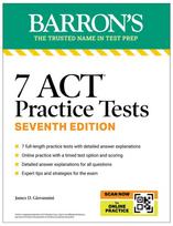 7 ACT Practice Tests, Seventh Edition + Online Practice (2026)