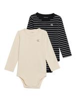 Calvin Klein Jeans Šliaužtinukas / glaustinukė smėlio spalva / juoda / balta