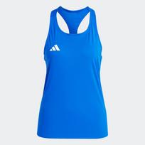 ADIDAS PERFORMANCE Sportiniai marškinėliai be rankovių 'Adizero Essentials' sodri mėlyna („karališka“) / balta