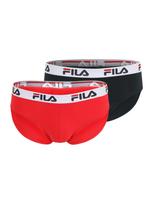 FILA Vyriškos kelnaitės raudona / juoda / balta