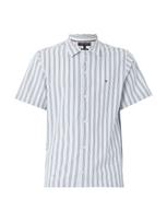 TOMMY HILFIGER Marškiniai šviesiai mėlyna / juoda / balta