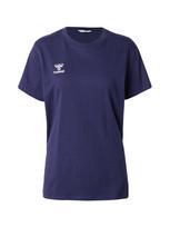 Hummel Sportiniai marškinėliai 'Go 2.0' tamsiai mėlyna jūros spalva / balta