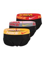 NIKE Underwear Vyriškos kelnaitės tamsiai pilka / oranžinė / raudona / juoda
