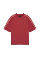 Lyle & Scott Marškinėliai spanguolių spalva / balta