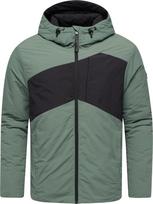 Ragwear Žieminė striukė 'Cassey' tamsiai žalia / juoda