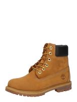 TIMBERLAND Suvarstomieji kulkšnis dengiantys batai rusvai rausva / juoda