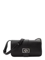 ARMANI EXCHANGE Rankinė su ilgu dirželiu 'JODIE' juoda
