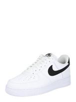 NIKE Sportbačiai be auliuko 'Air Force 1 07' juoda / balta