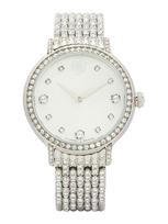 Swarovski Analoginis (įprasto dizaino) laikrodis sidabrinė