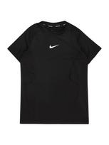 NIKE Sportiniai marškinėliai 'Pro' juoda / balta