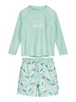 PLAYSHOES UV apsauga safyro / karamelės / mėtų spalva / balta