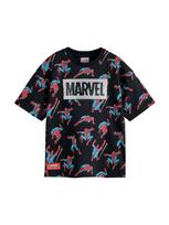 Next Marškinėliai 'Spiderman' mėlyna / pilka / raudona / juoda