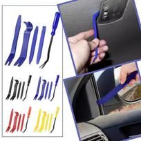 Portable Car Panel Removal Tools Kit Nail Puller Radio Audio Door Pry Repair Car Clip Trim Dash Removal Installer Set Hand Tools random color,1 set gray