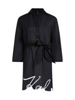 Karl Lagerfeld Suknelė juoda / balta